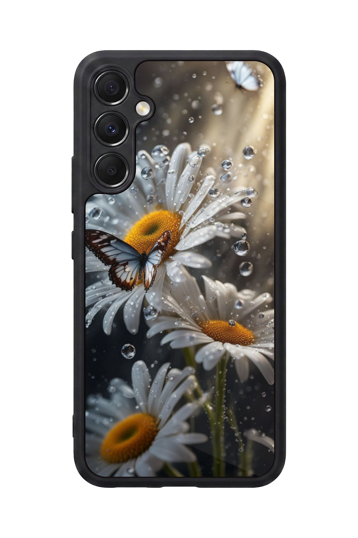 Samsung Galaxy M34 Uyumlu Cicek Tasarımlı Glossy Premium Kılıf