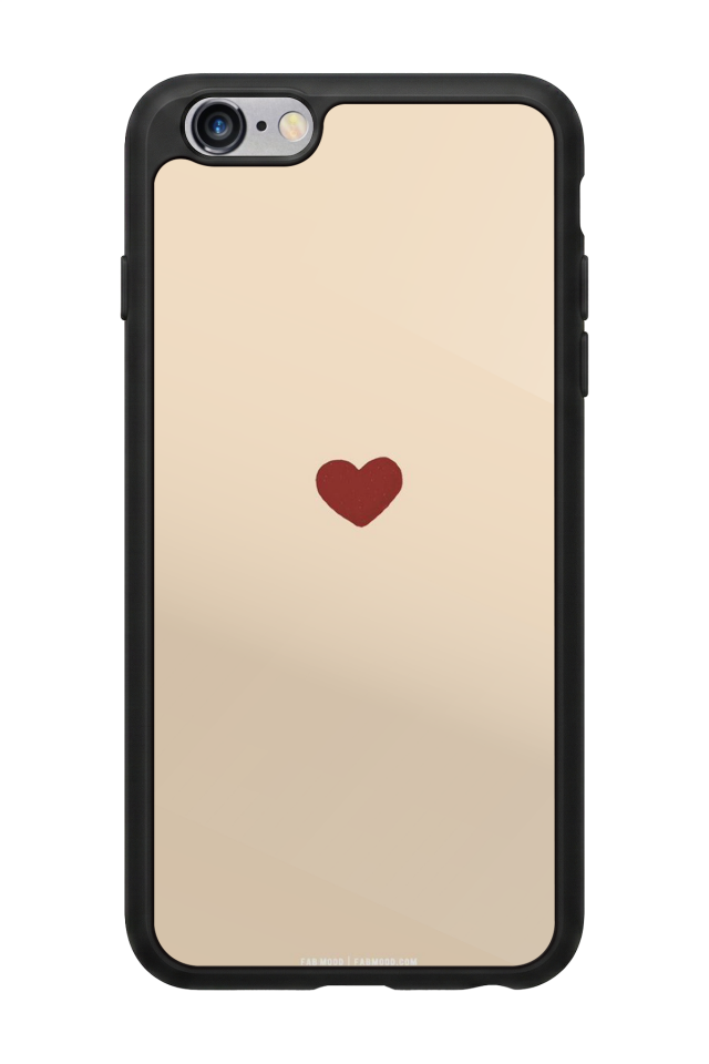 iPhone 6s Plus Uyumlu Kalp Love Tasarımlı Glossy Premium Kılıf