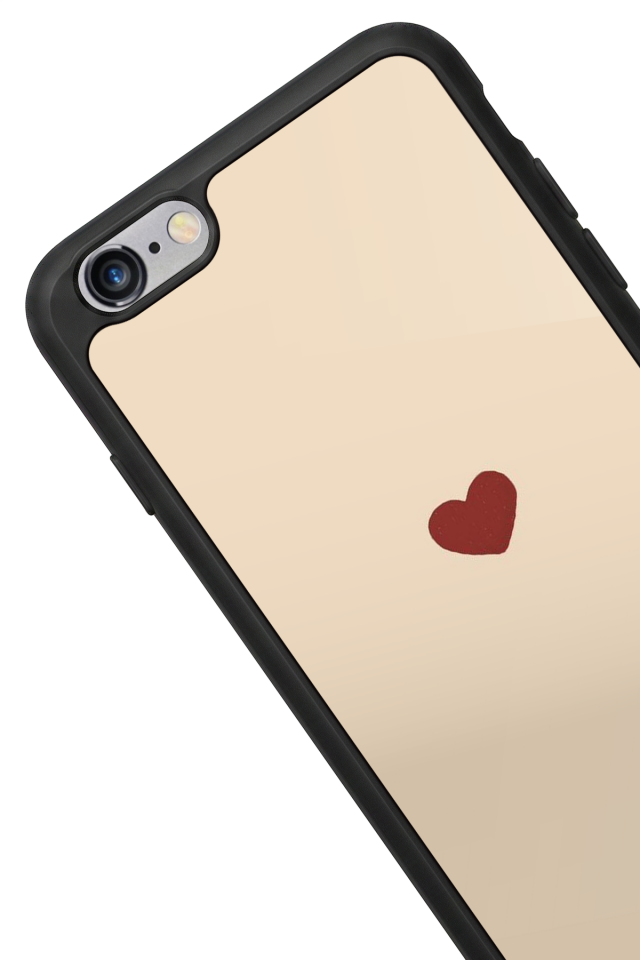 iPhone 6s Plus Uyumlu Kalp Love Tasarımlı Glossy Premium Kılıf
