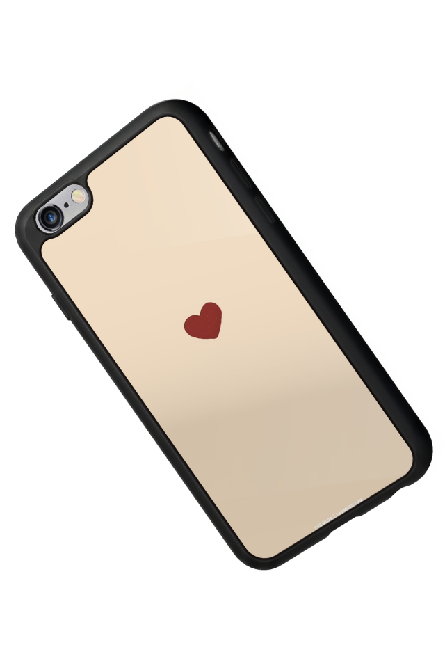 iPhone 6s Plus Uyumlu Kalp Love Tasarımlı Glossy Premium Kılıf