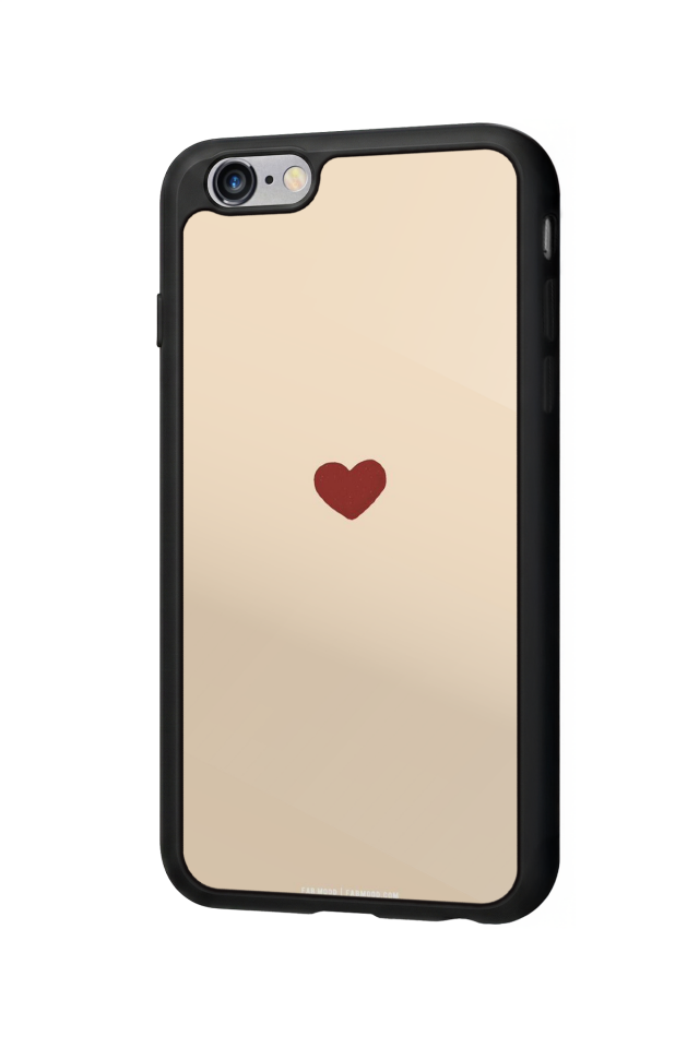 iPhone 6s Plus Uyumlu Kalp Love Tasarımlı Glossy Premium Kılıf