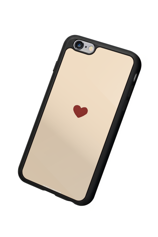iPhone 6s Plus Uyumlu Kalp Love Tasarımlı Glossy Premium Kılıf