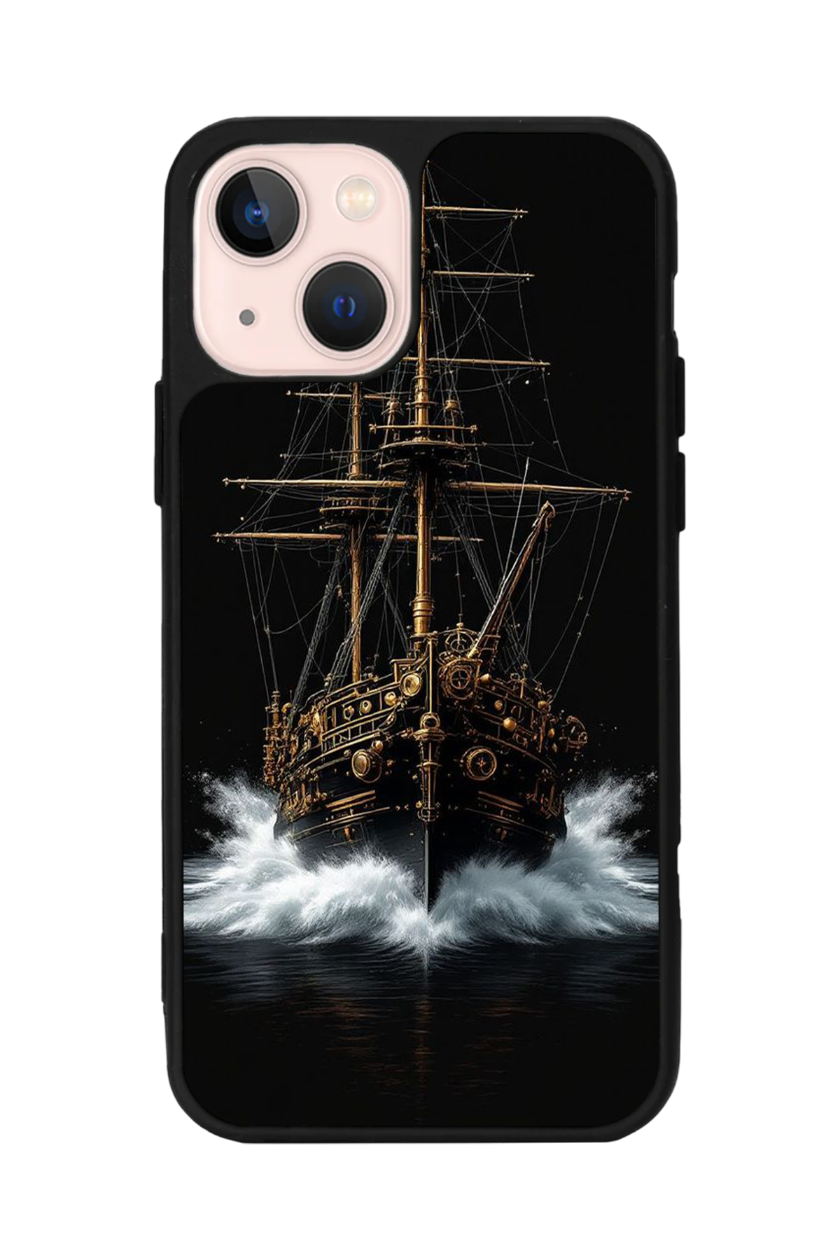iPhone 13 Mini Uyumlu Korsan Tasarımlı Glossy Premium Kılıf