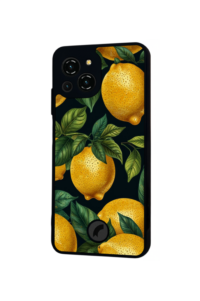 Reeder S23 Pro Max Uyumlu Limon Tasarımlı Glossy Premium Kılıf