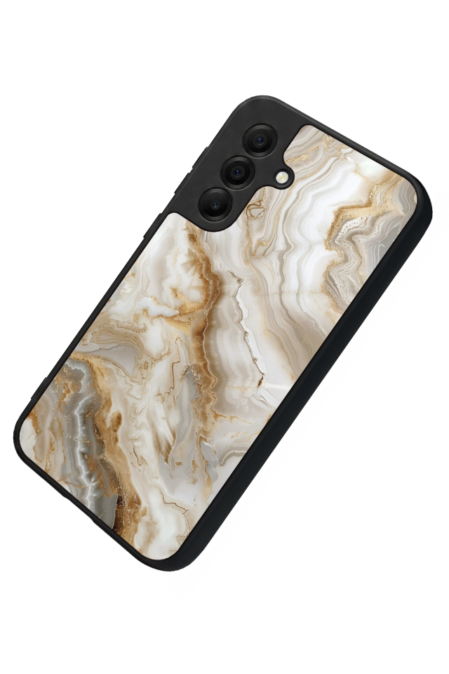 Samsung Galaxy A17 Uyumlu Mermer Marble Tasarımlı Glossy Premium Kılıf