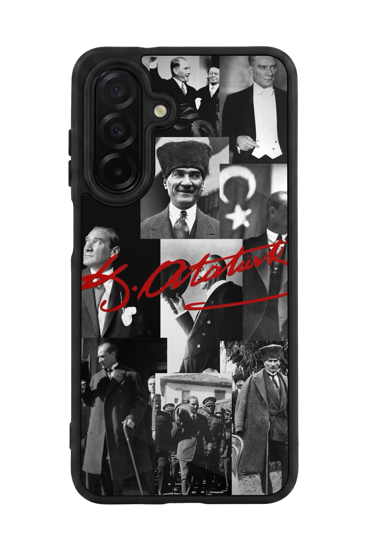 Samsung Galaxy A36 Uyumlu Mustafa Kemal Ataturk Tasarımlı Glossy Premium Kılıf