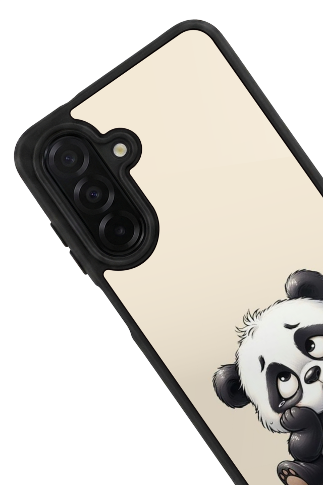 Samsung Galaxy A56 Uyumlu Panda Tasarımlı Glossy Premium Kılıf