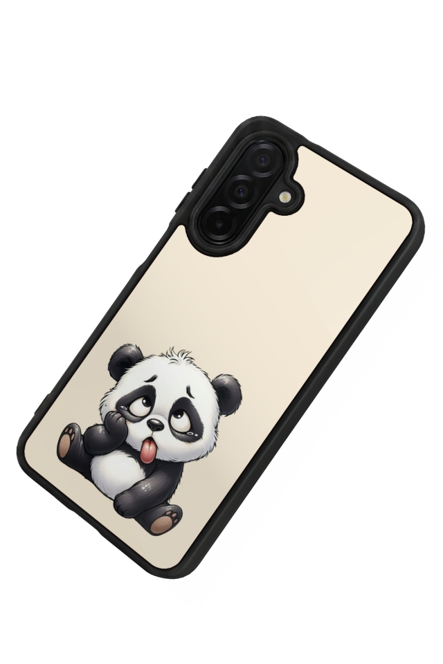 Samsung Galaxy A56 Uyumlu Panda Tasarımlı Glossy Premium Kılıf