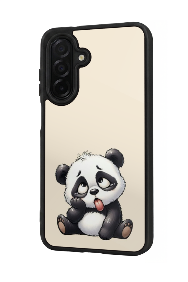 Samsung Galaxy A56 Uyumlu Panda Tasarımlı Glossy Premium Kılıf