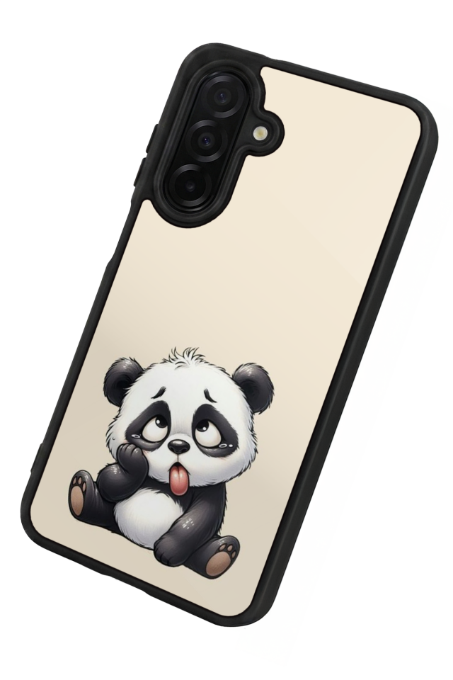Samsung Galaxy A56 Uyumlu Panda Tasarımlı Glossy Premium Kılıf