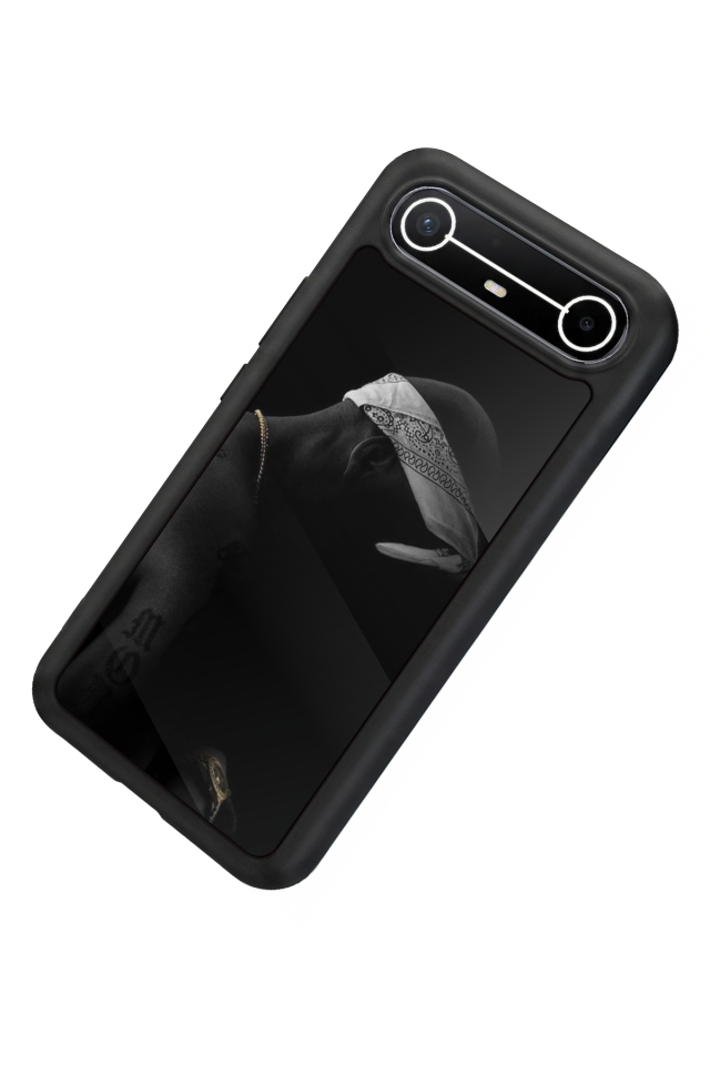Tecno Spark Slim 5G Uyumlu Tupac Tasarımlı Glossy Premium Kılıf