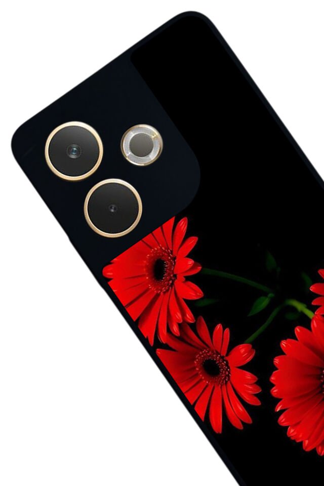 Oppo A5 Pro Uyumlu Cicek Tasarımlı Glossy Premium Kılıf
