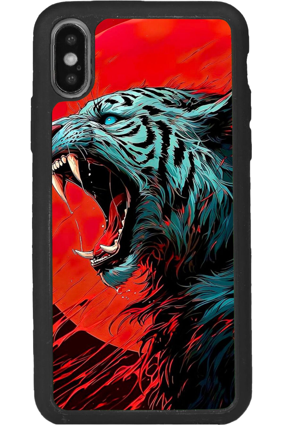 iPhone XS Max Uyumlu Mat Siyah uyumlu Kılıf – Yumuşak Silikon, Koruyucu, Şok Emici Kapak