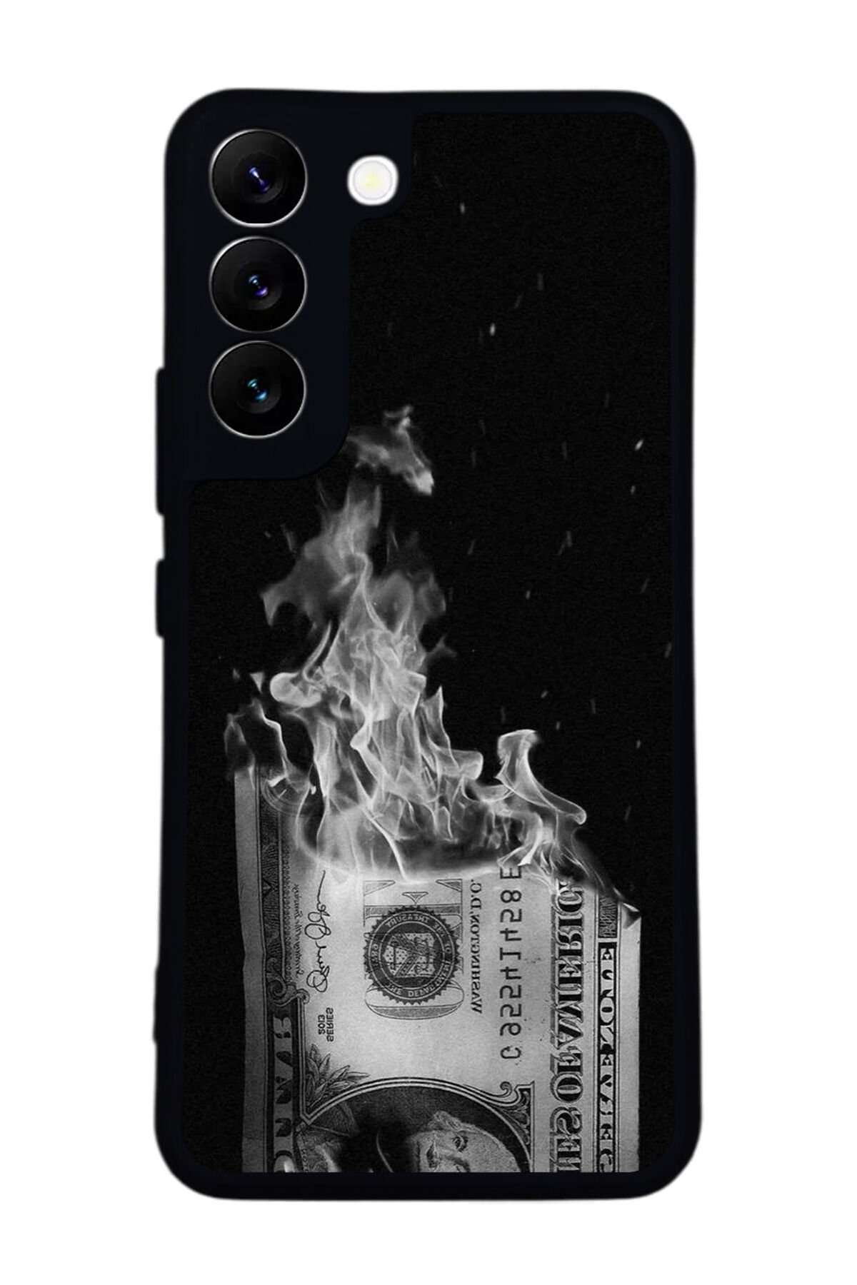 Samsung Galaxy S22 Uyumlu Para Tasarımlı Glossy Premium Kılıf