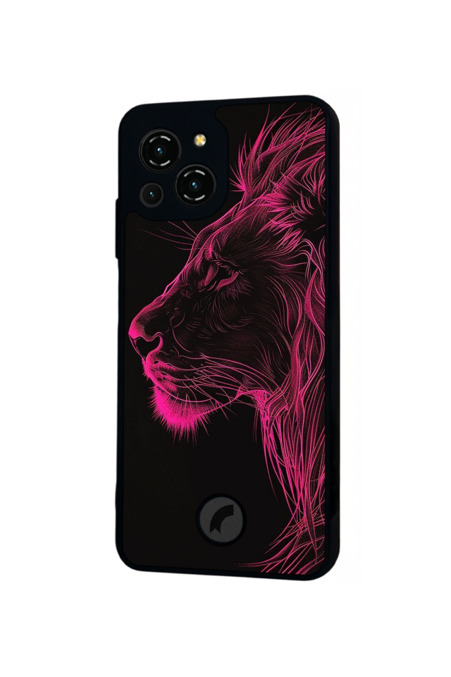 Reeder S23 Pro Max Uyumlu Aslan Tasarımlı Glossy Premium Kılıf