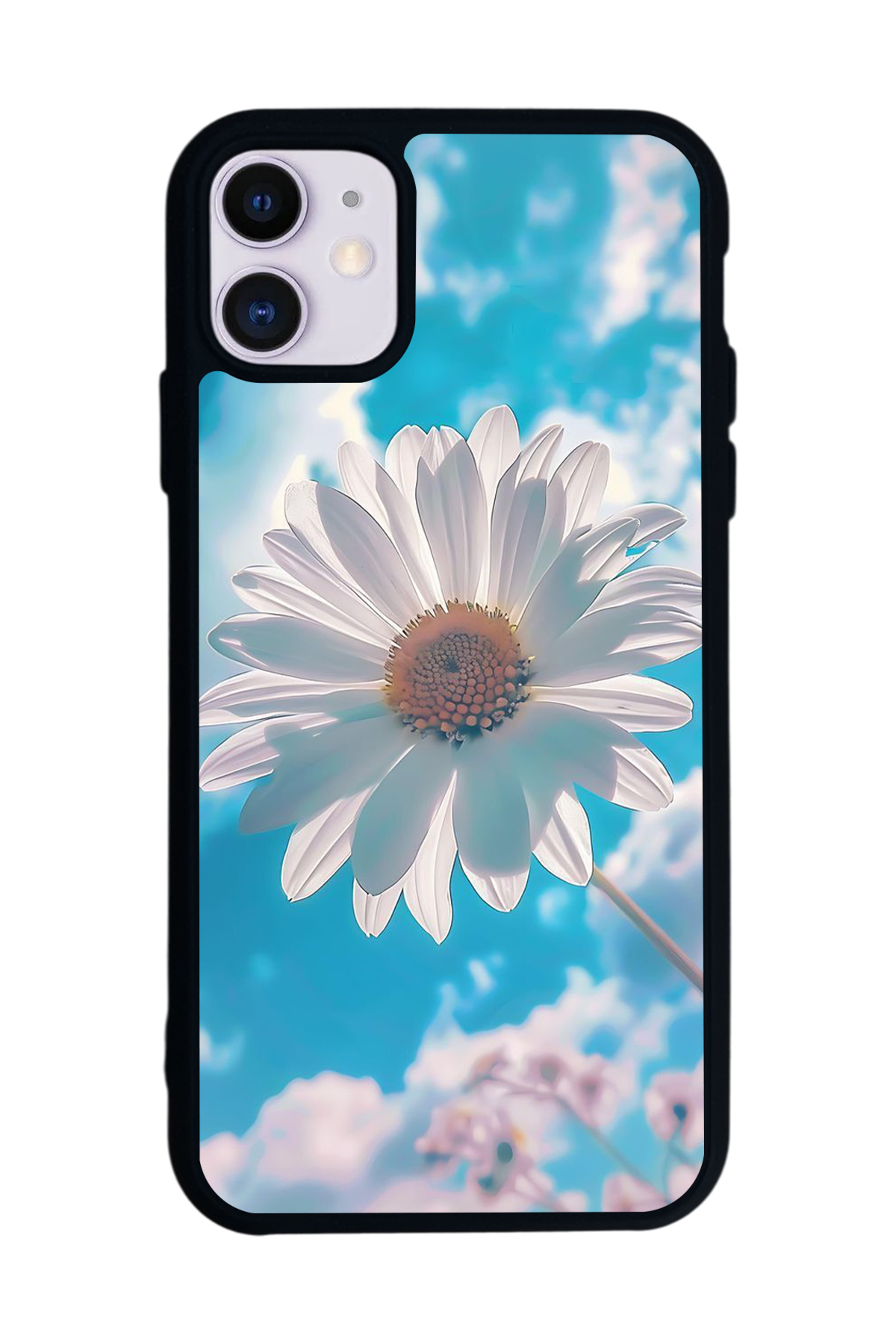 iPhone 11 Uyumlu Cicek Tasarımlı Glossy Premium Kılıf