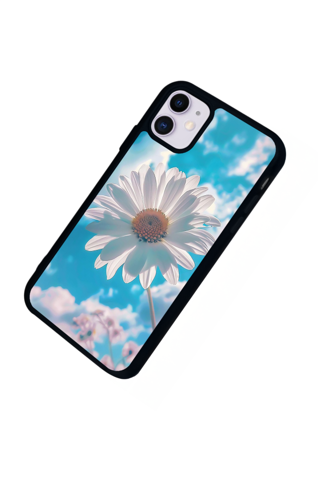 iPhone 11 Uyumlu Cicek Tasarımlı Glossy Premium Kılıf