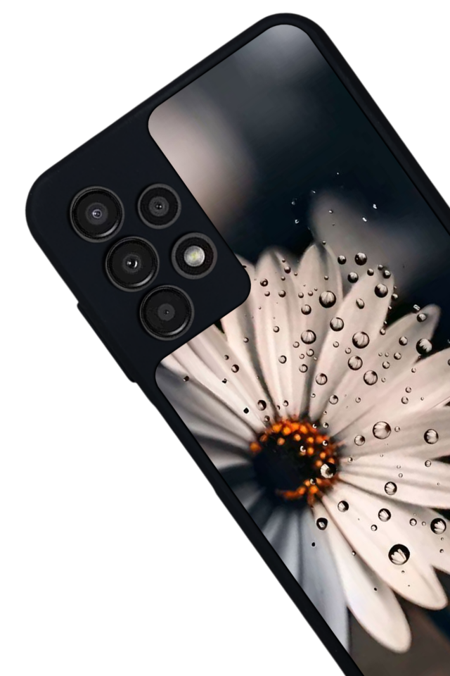 Samsung Galaxy A13 Uyumlu Cicek Tasarımlı Glossy Premium Kılıf