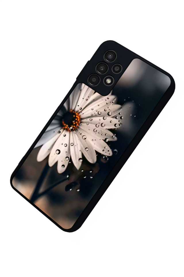 Samsung Galaxy A13 Uyumlu Cicek Tasarımlı Glossy Premium Kılıf