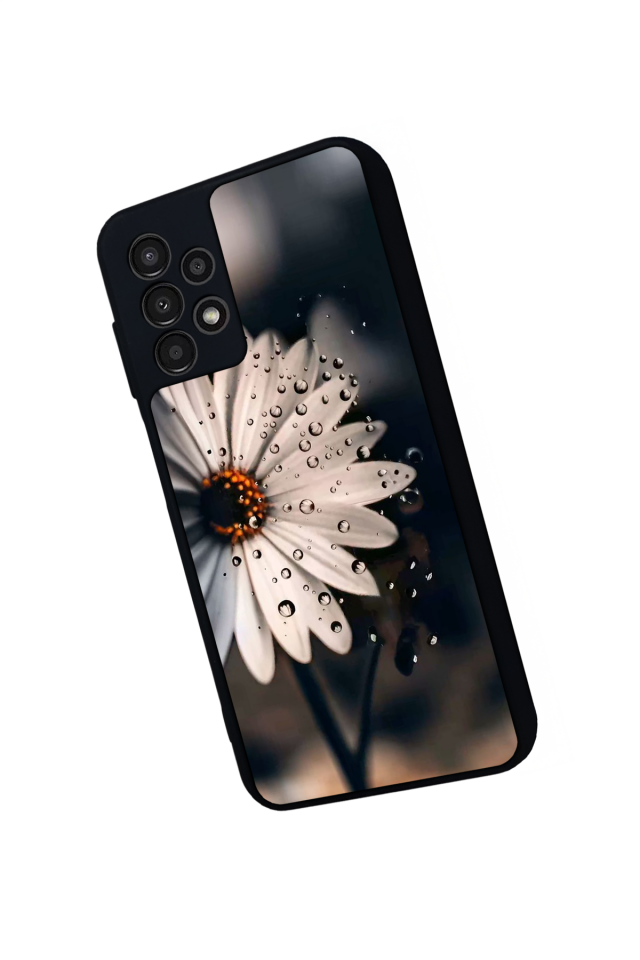 Samsung Galaxy A13 Uyumlu Cicek Tasarımlı Glossy Premium Kılıf