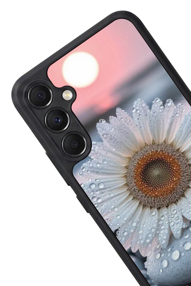 Samsung Galaxy M34 Uyumlu Cicek Tasarımlı Glossy Premium Kılıf
