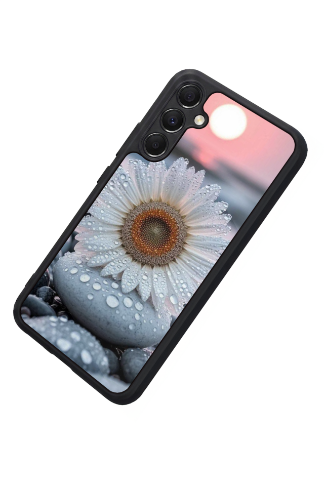 Samsung Galaxy M34 Uyumlu Cicek Tasarımlı Glossy Premium Kılıf