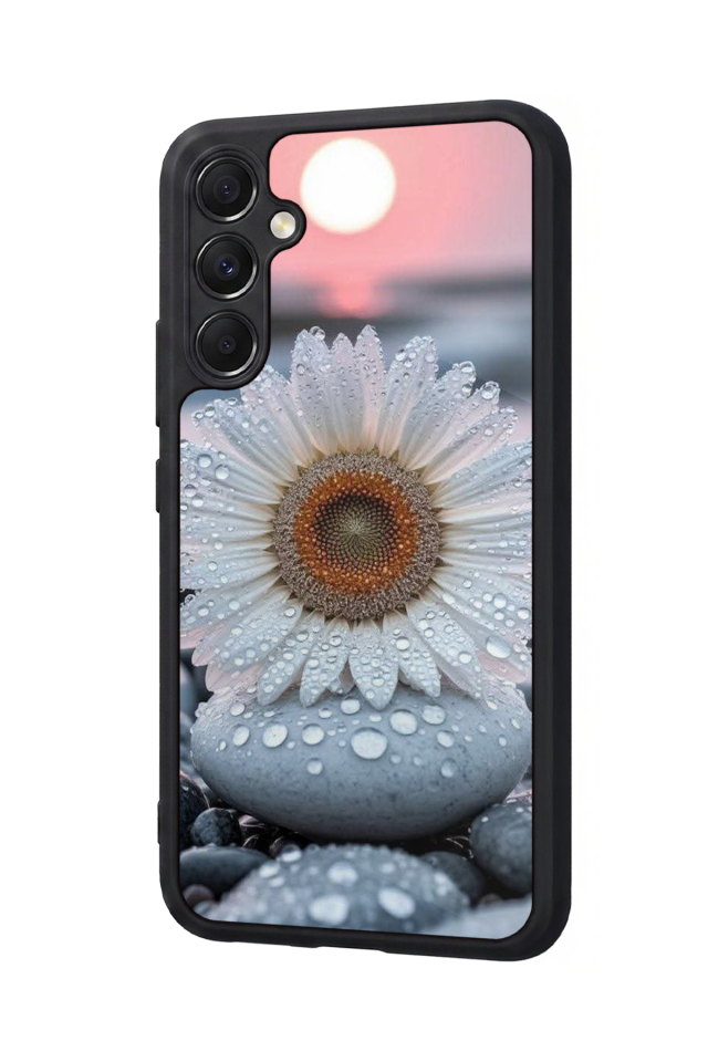 Samsung Galaxy M34 Uyumlu Cicek Tasarımlı Glossy Premium Kılıf