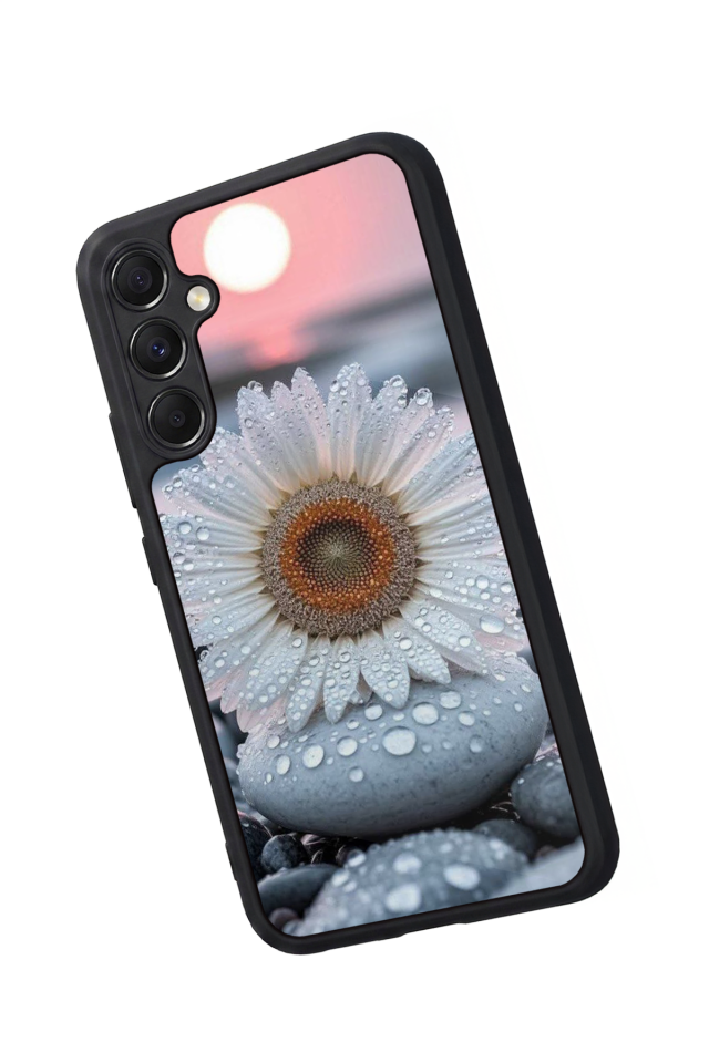 Samsung Galaxy M34 Uyumlu Cicek Tasarımlı Glossy Premium Kılıf
