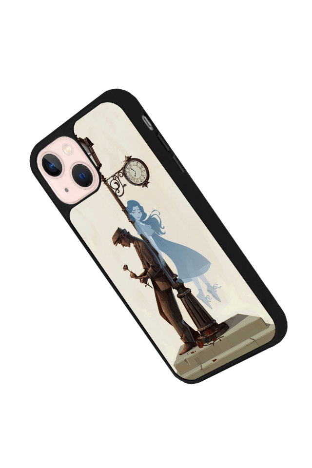 iPhone 15 Plus Uyumlu  Kalp Love Tasarımlı Glossy Premium Kılıf