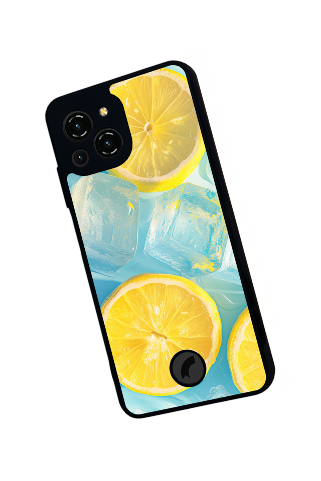 Reeder S23 Pro Max Uyumlu Limon Tasarımlı Glossy Premium Kılıf