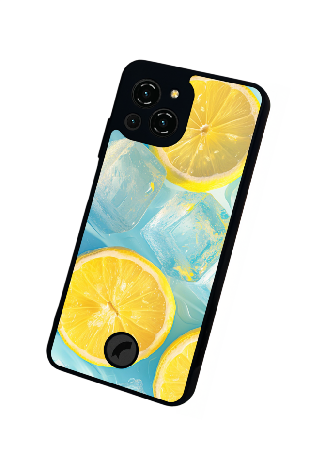 Reeder S23 Pro Max Uyumlu Limon Tasarımlı Glossy Premium Kılıf