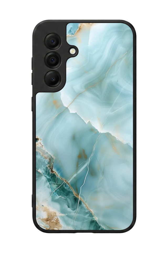 Samsung Galaxy A17 Uyumlu Mermer Marble Tasarımlı Glossy Premium Kılıf