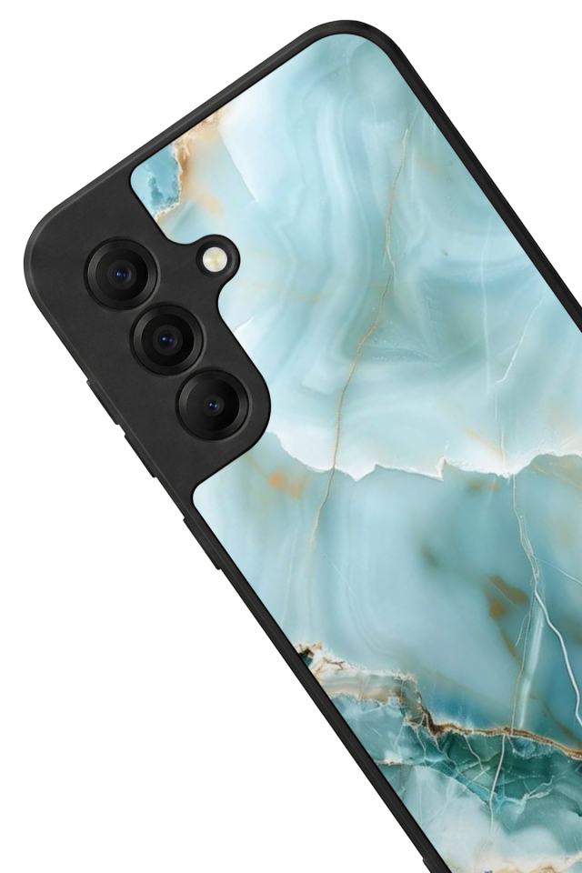Samsung Galaxy A17 Uyumlu Mermer Marble Tasarımlı Glossy Premium Kılıf