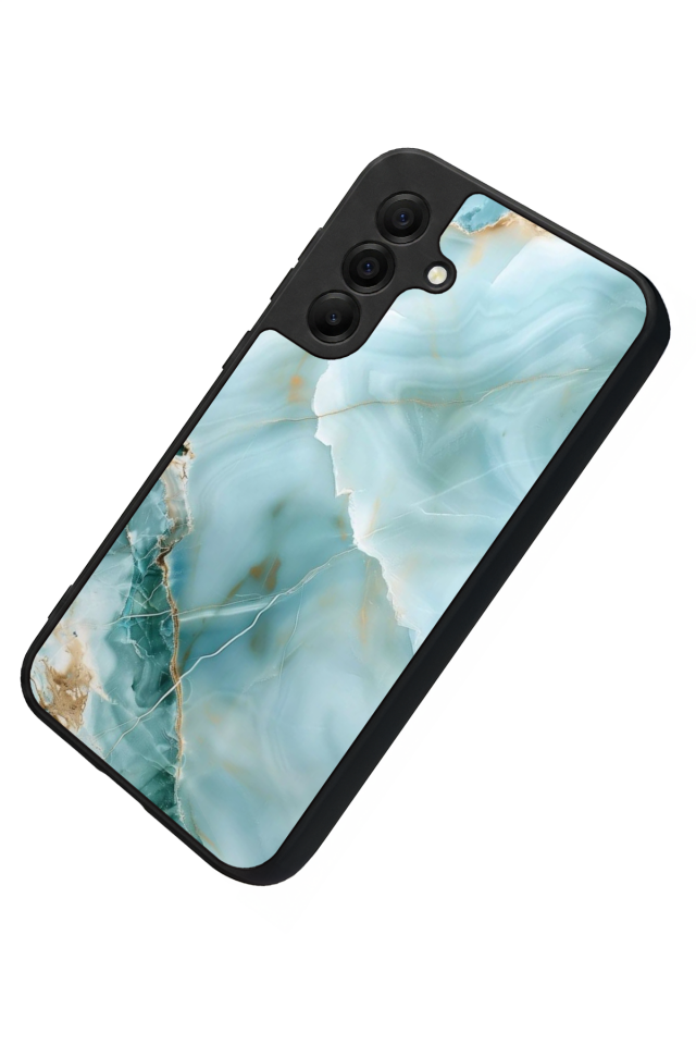Samsung Galaxy A17 Uyumlu Mermer Marble Tasarımlı Glossy Premium Kılıf