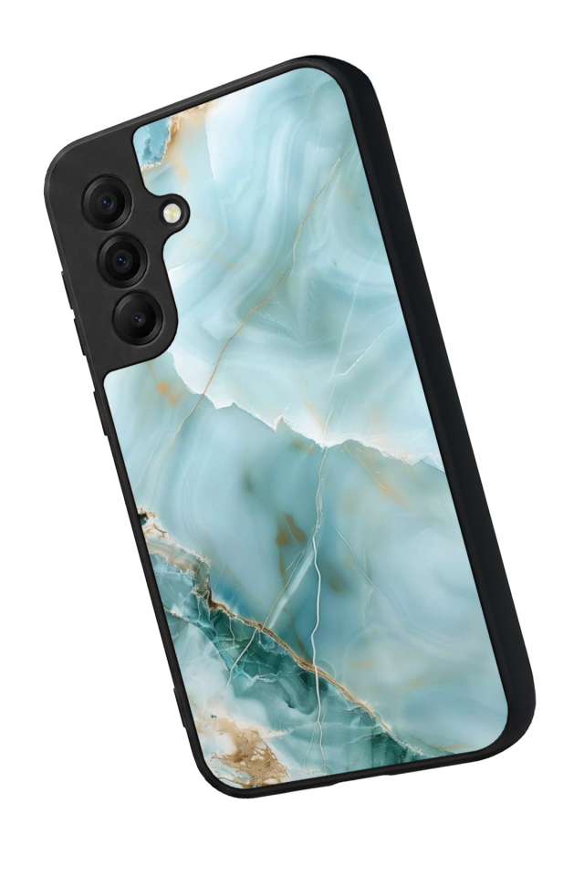 Samsung Galaxy A17 Uyumlu Mermer Marble Tasarımlı Glossy Premium Kılıf