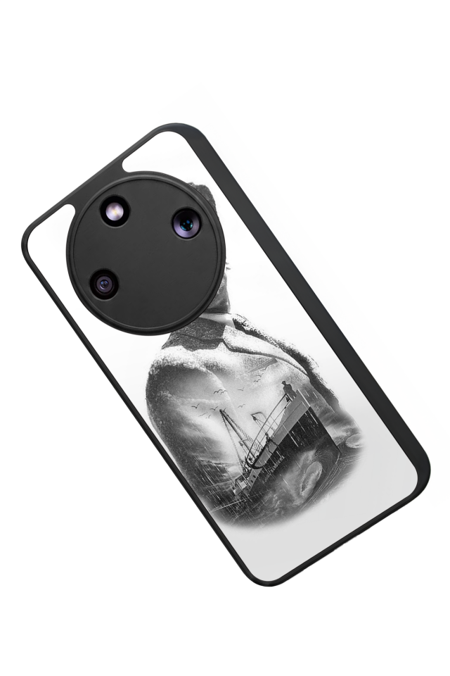 Honor Magic 8 Lite Uyumlu Mustafa Kemal Ataturk Tasarımlı Glossy Premium Kılıf