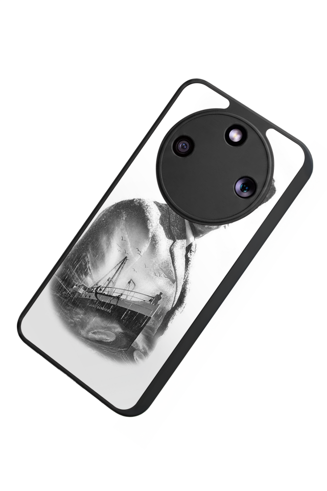 Honor Magic 8 Lite Uyumlu Mustafa Kemal Ataturk Tasarımlı Glossy Premium Kılıf