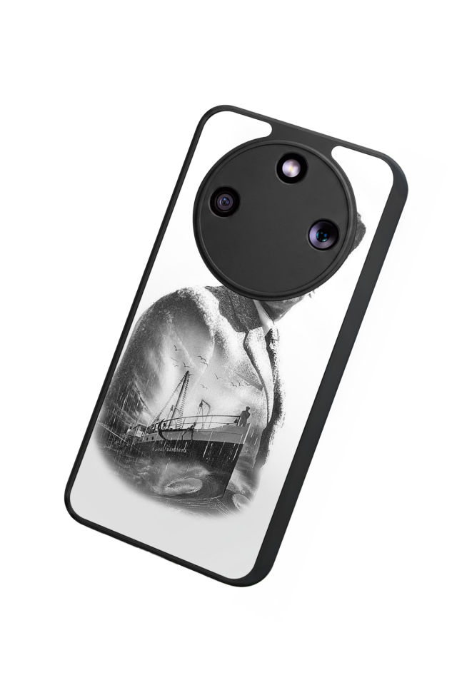 Honor Magic 8 Lite Uyumlu Mustafa Kemal Ataturk Tasarımlı Glossy Premium Kılıf
