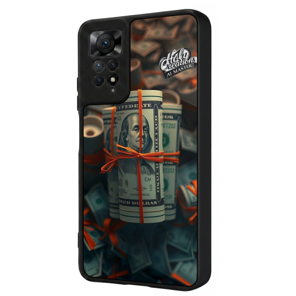 Xiaomi Redmi Note 12 Pro Uyumlu Para Tasarımlı Glossy Premium Kılıf