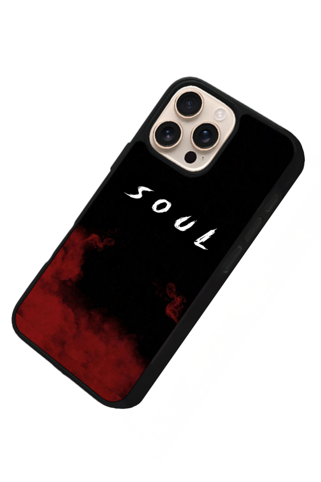 iPhone 16 Pro Uyumlu SOUL Tasarımlı Glossy Premium Kılıf