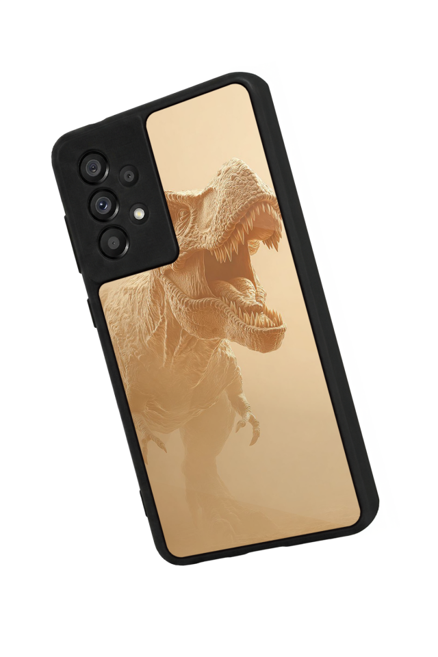 Samsung Galaxy A73 Uyumlu Dinazor Tasarımlı Glossy Premium Kılıf