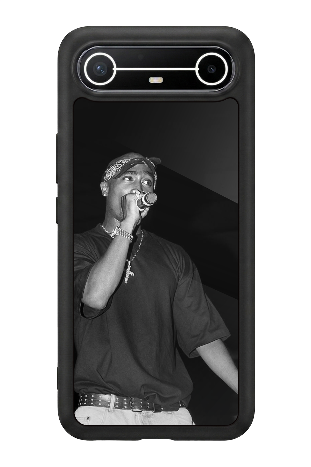 Tecno Spark Slim 5G Uyumlu Tupac Tasarımlı Glossy Premium Kılıf