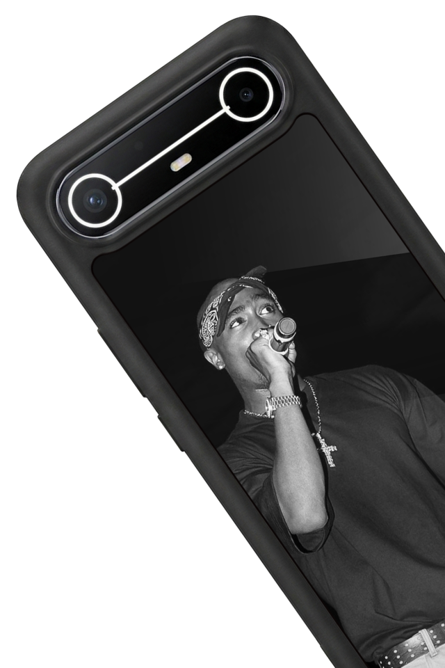 Tecno Spark Slim 5G Uyumlu Tupac Tasarımlı Glossy Premium Kılıf