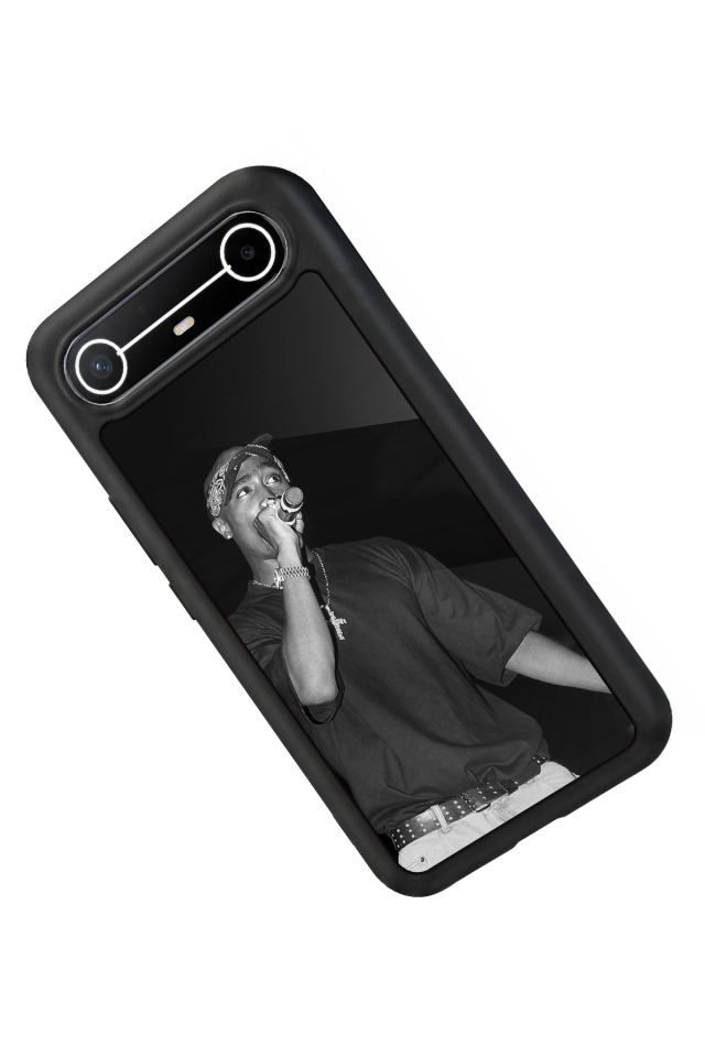 Tecno Spark Slim 5G Uyumlu Tupac Tasarımlı Glossy Premium Kılıf