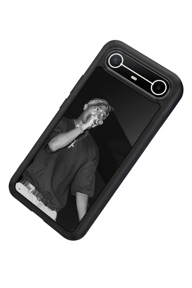 Tecno Spark Slim 5G Uyumlu Tupac Tasarımlı Glossy Premium Kılıf