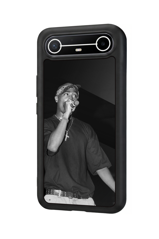 Tecno Spark Slim 5G Uyumlu Tupac Tasarımlı Glossy Premium Kılıf