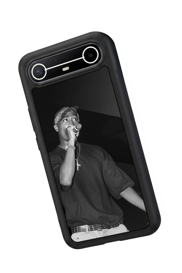 Tecno Spark Slim 5G Uyumlu Tupac Tasarımlı Glossy Premium Kılıf