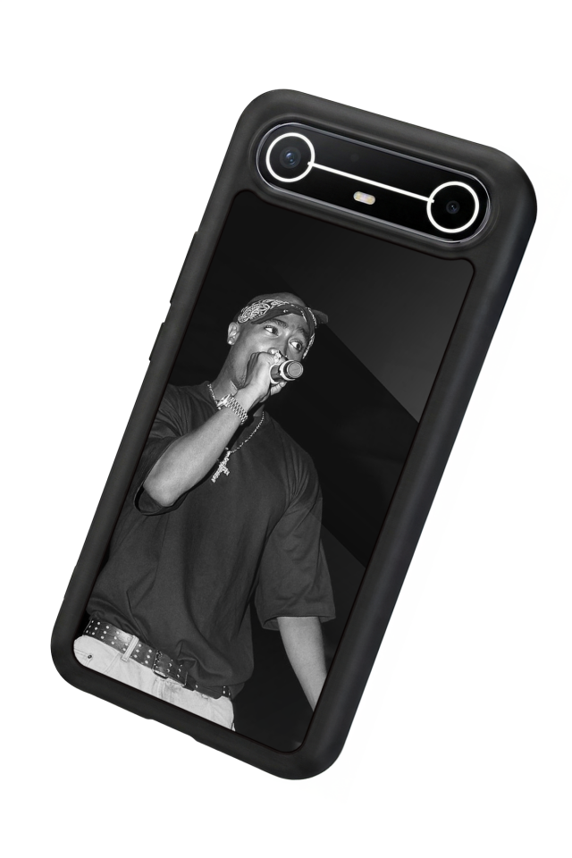 Tecno Spark Slim 5G Uyumlu Tupac Tasarımlı Glossy Premium Kılıf