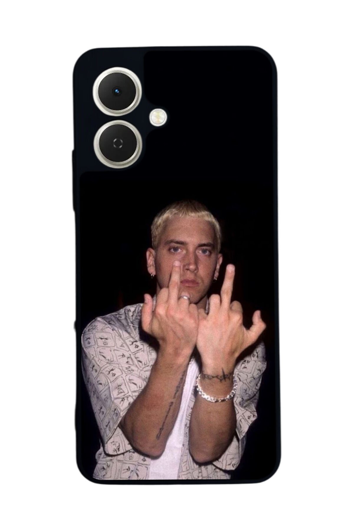 Tecno Spark GO 2 Uyumlu Eminem Tasarımlı Glossy Premium Kılıf