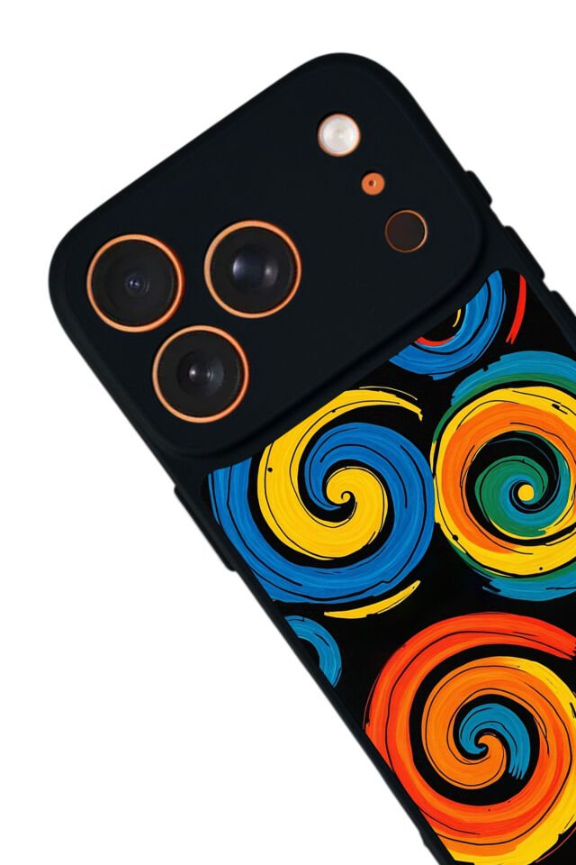 iPhone 17 Pro Uyumlu Abstract Tasarımlı Glossy Premium Kılıf